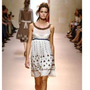Alberta Ferretti Ready-To-Wear Couture Gemstone Cocktail Dress